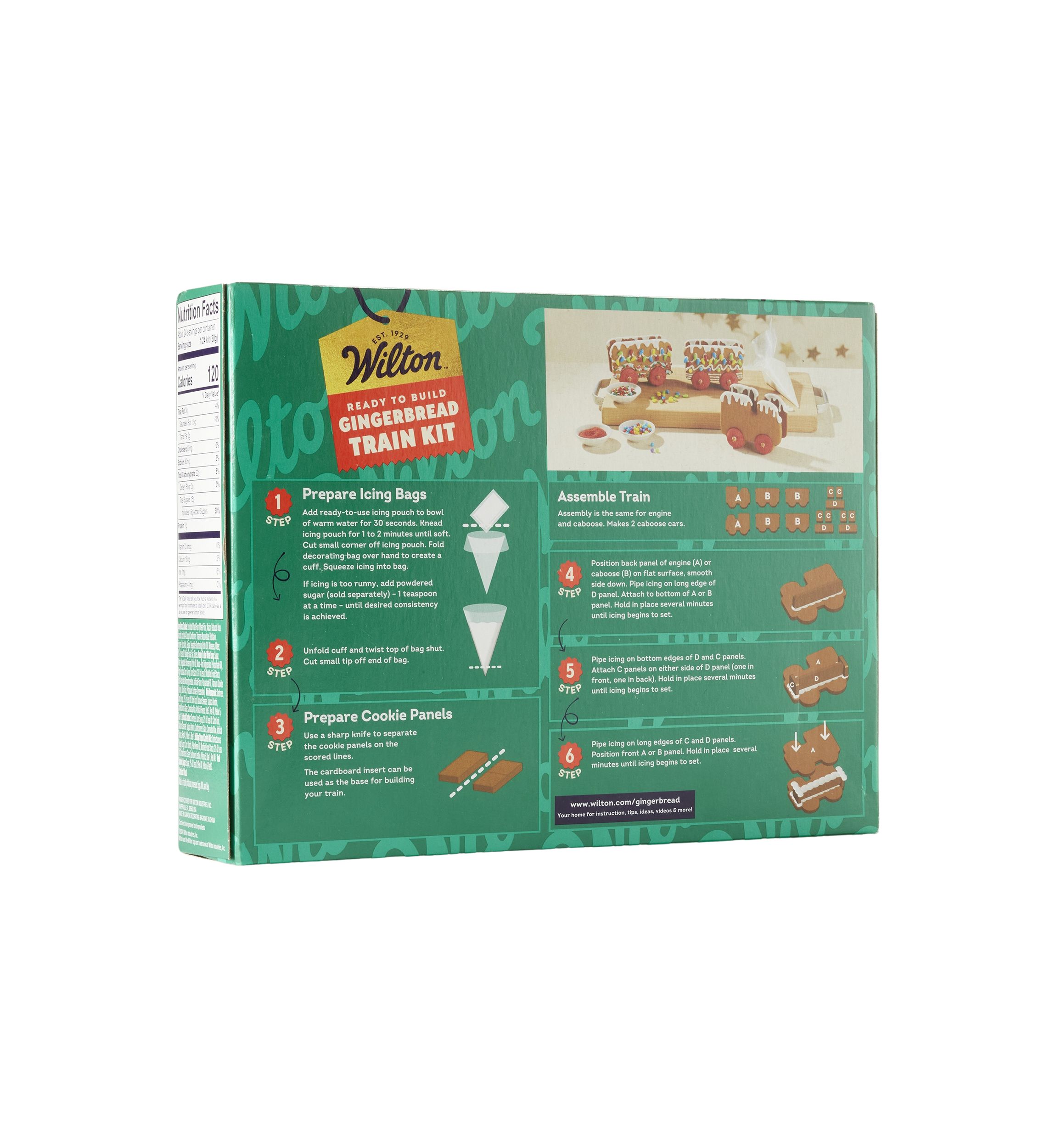 Christmas Gingerbread Train Kit