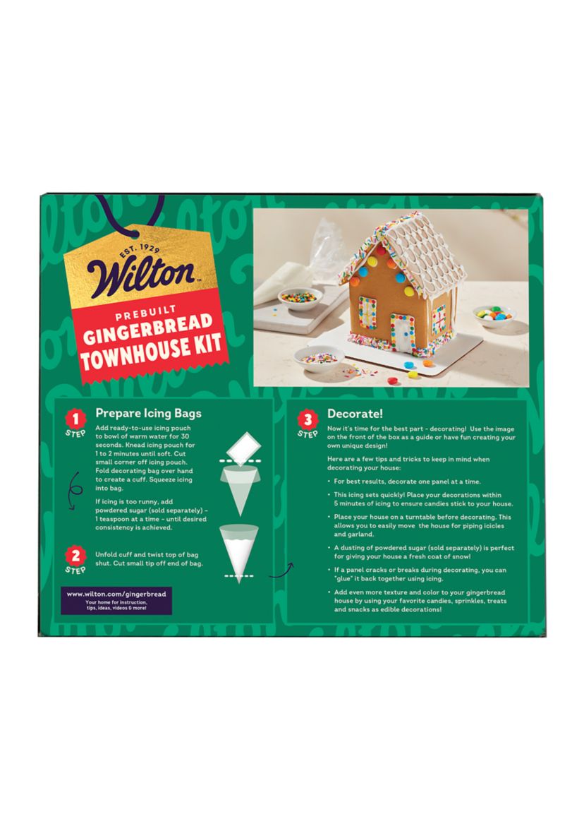 Pre-Built Townhouse Tidings Christmas Gingerbread Kit