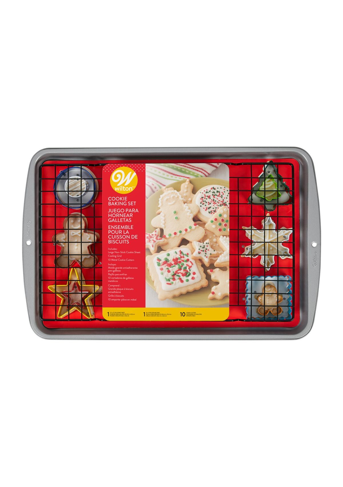 Happy Holidays Cookie Baking Set, 12-Piece