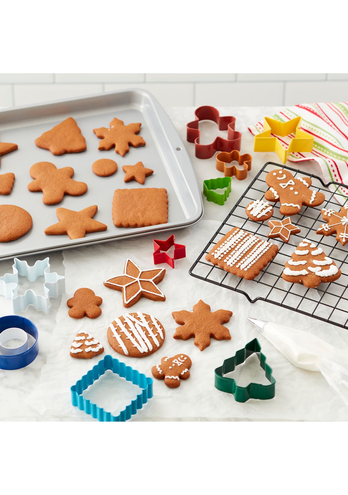 Happy Holidays Cookie Baking Set, 12-Piece