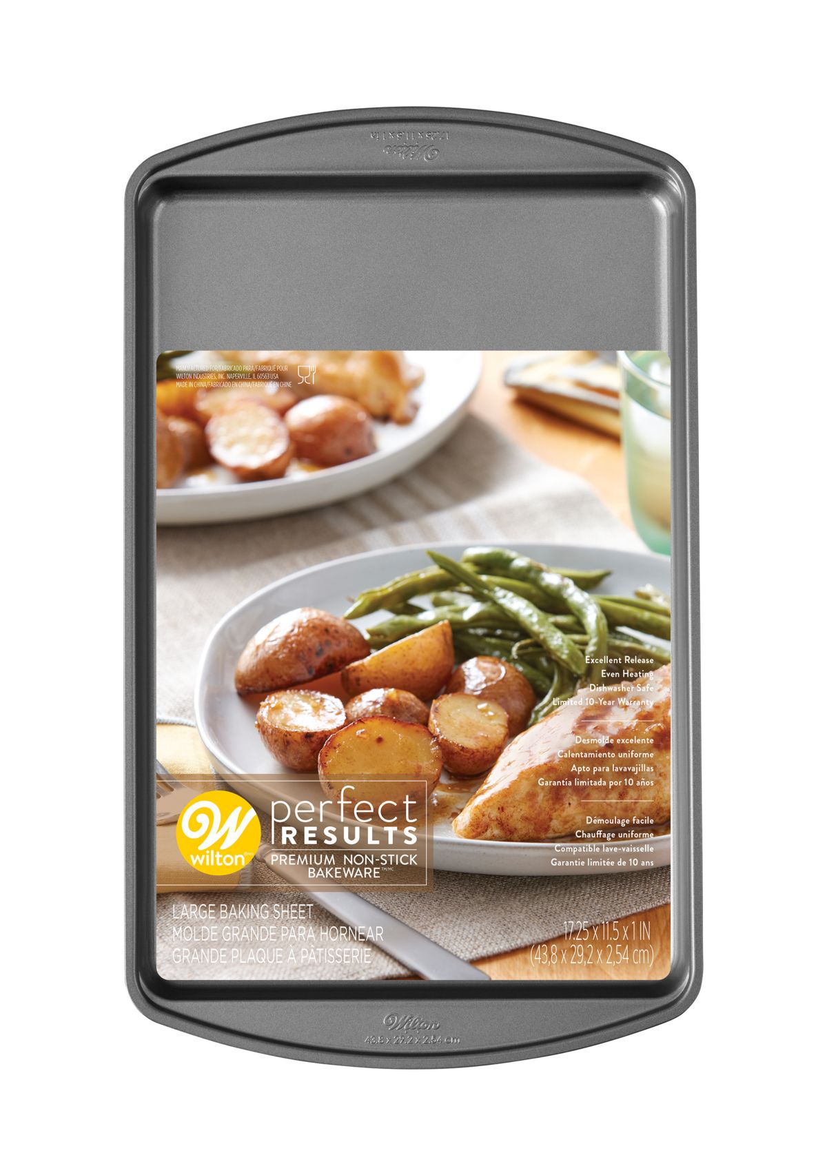 Perfect Results Premium Non-Stick Bakeware Large Cookie Sheet