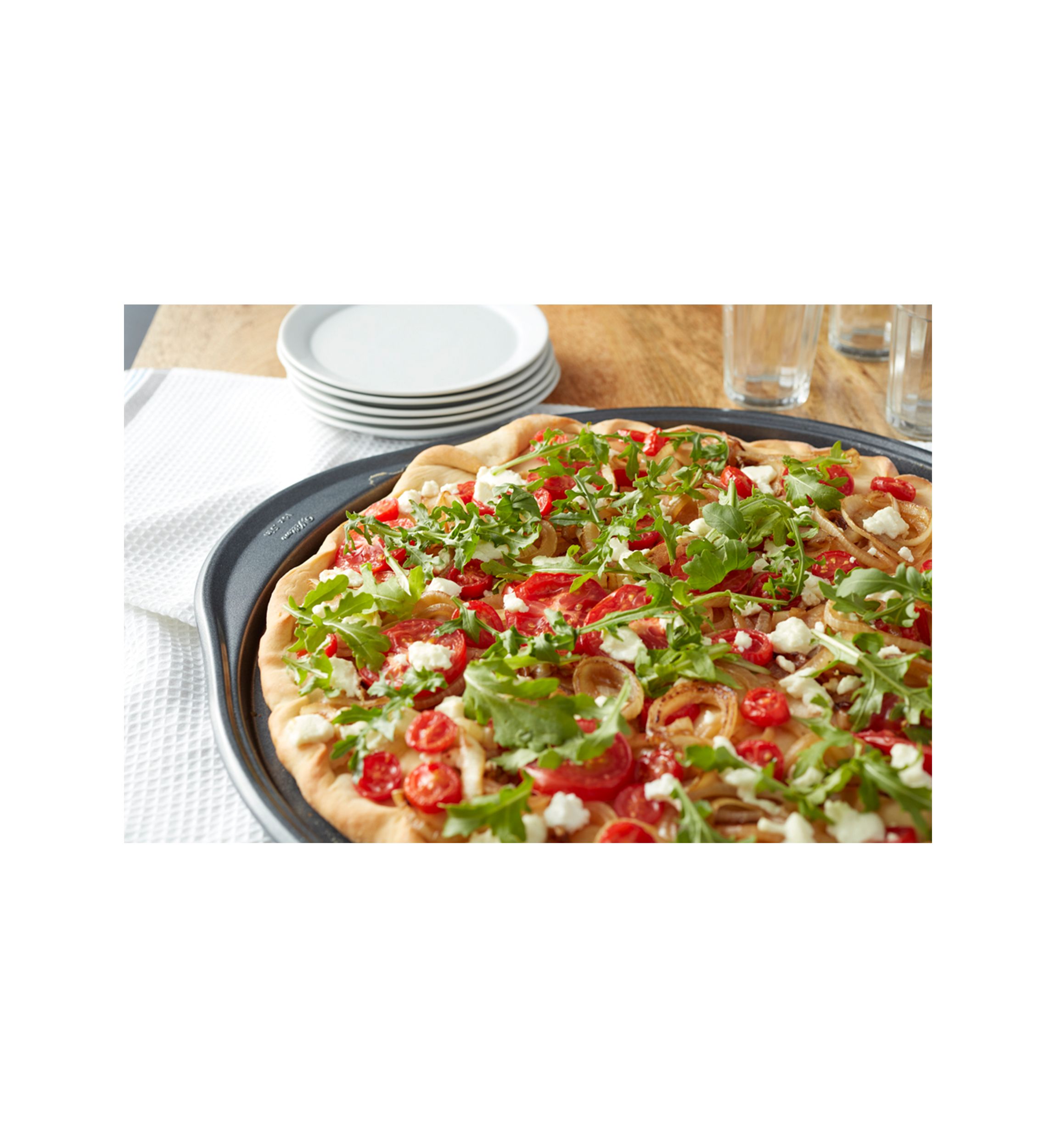 Perfect Results 14 in Non-Stick Pizza Crisper Pan