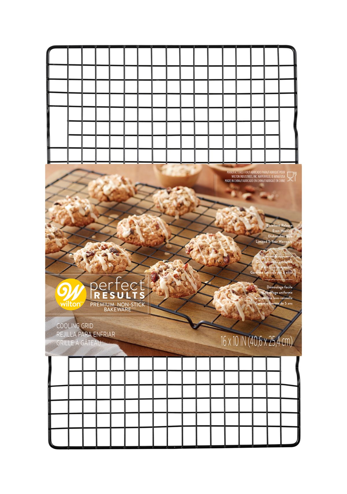 Perfect Results Premium Non-Stick Cooling Rack, 16 x 10-Inch