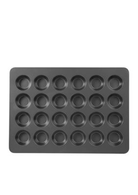 24-Cavity Metal Reinforced Silicone Mini Muffin Pan by Celebrate It™