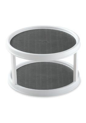 Non-Skid 12-in. Cabinet 2-Tier Turntable