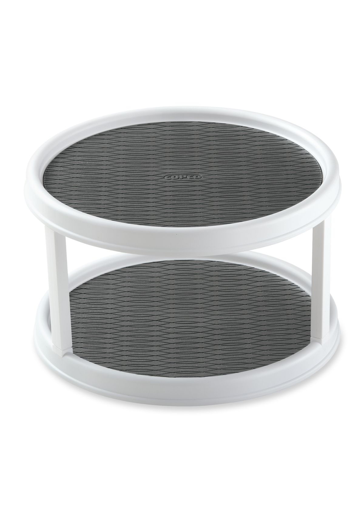 Non-Skid 12-in. Cabinet 2-Tier Turntable