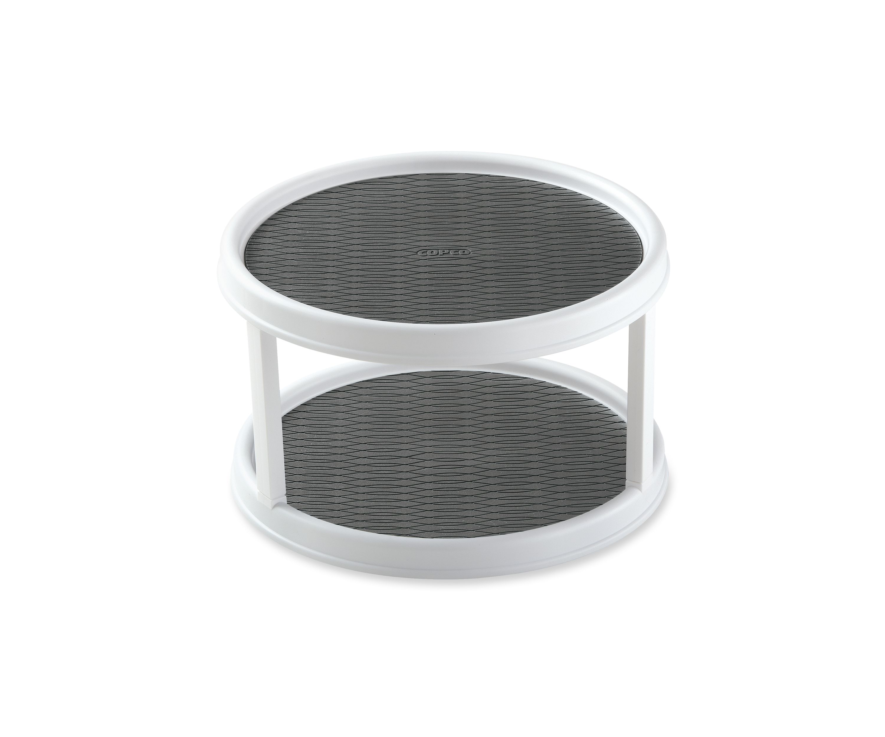 Non-Skid 12-in. Cabinet 2-Tier Turntable