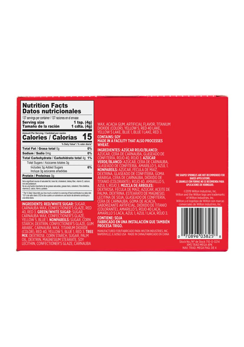 Traditional Mix Holiday Sprinkles Mega Set, 19.3 oz.