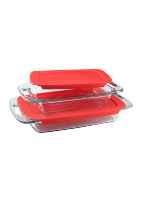 Pyrex Easy Grab 4 Piece Bakeware Set