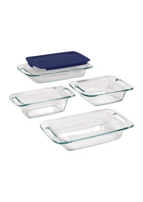 White Ruffle 5-Piece Bakeware Set