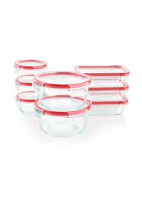 Shazo Comprehensive 54 Piece Plastic Meal Prep Containers Set