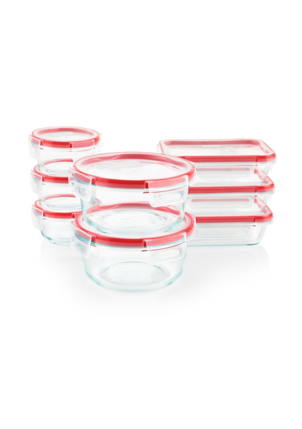 Freshlock 16 Piece Glass Storage Set