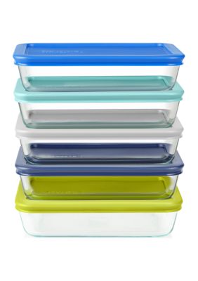10 Piece Glass Meal Prep Storage Set
