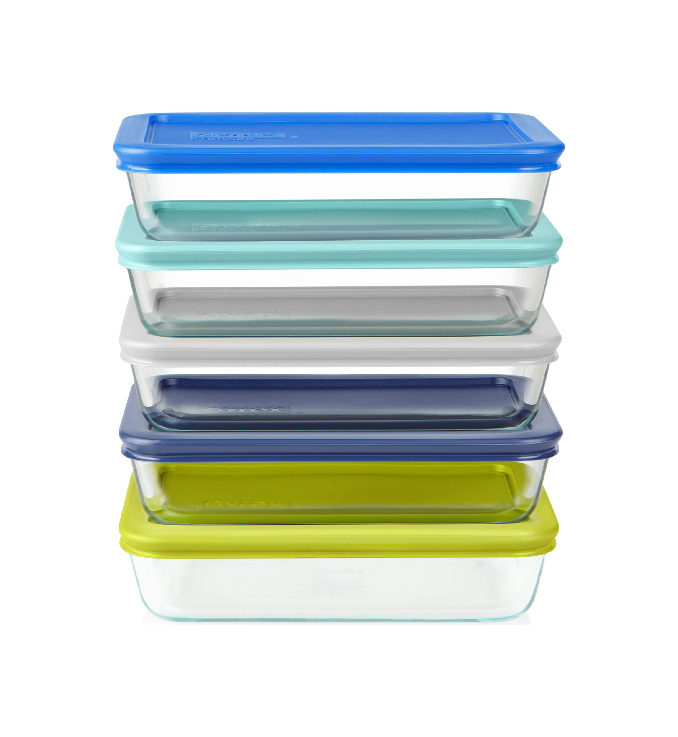 10 Piece Glass Meal Prep Storage Set