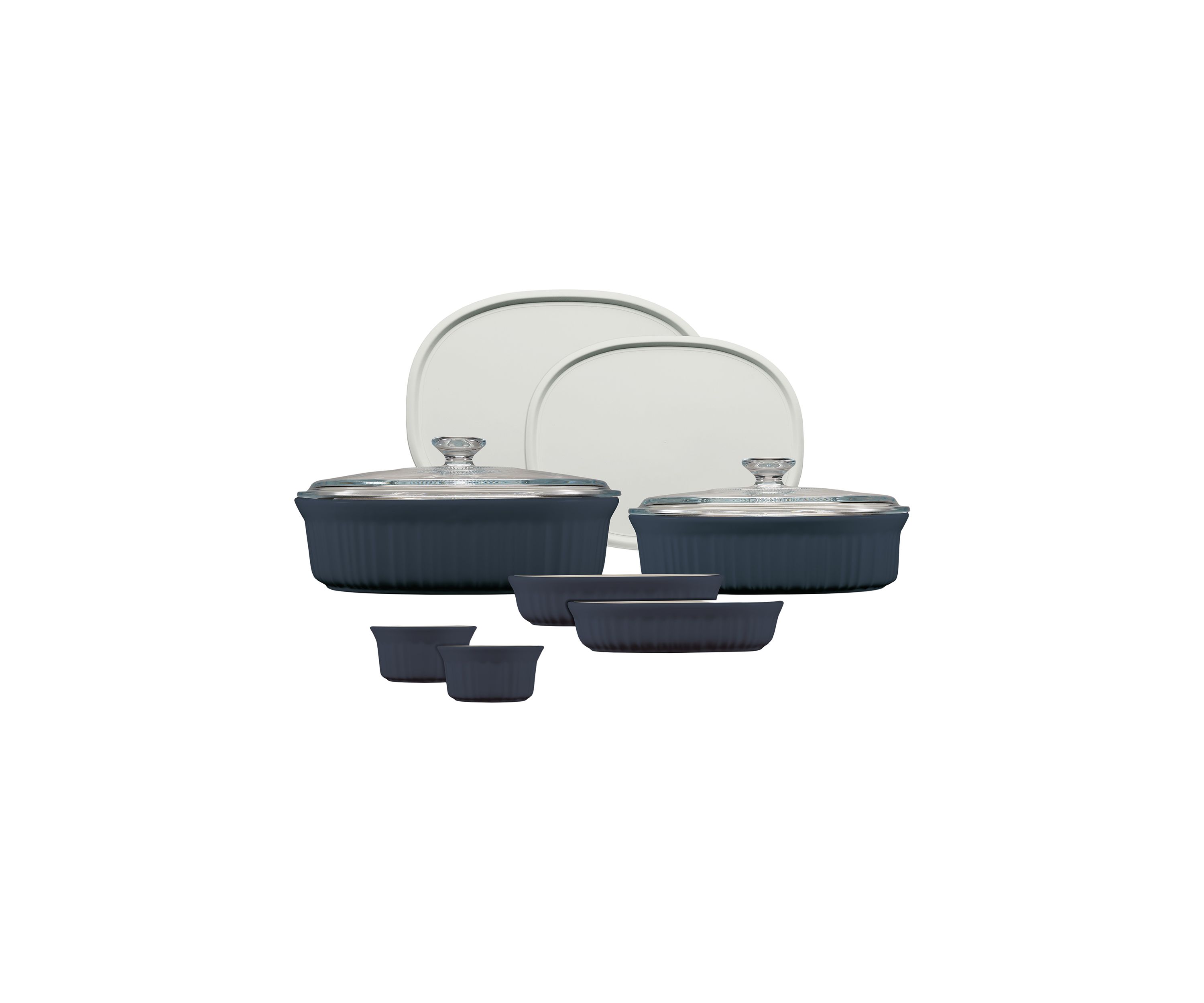 French Navy 10 Piece Oval Set