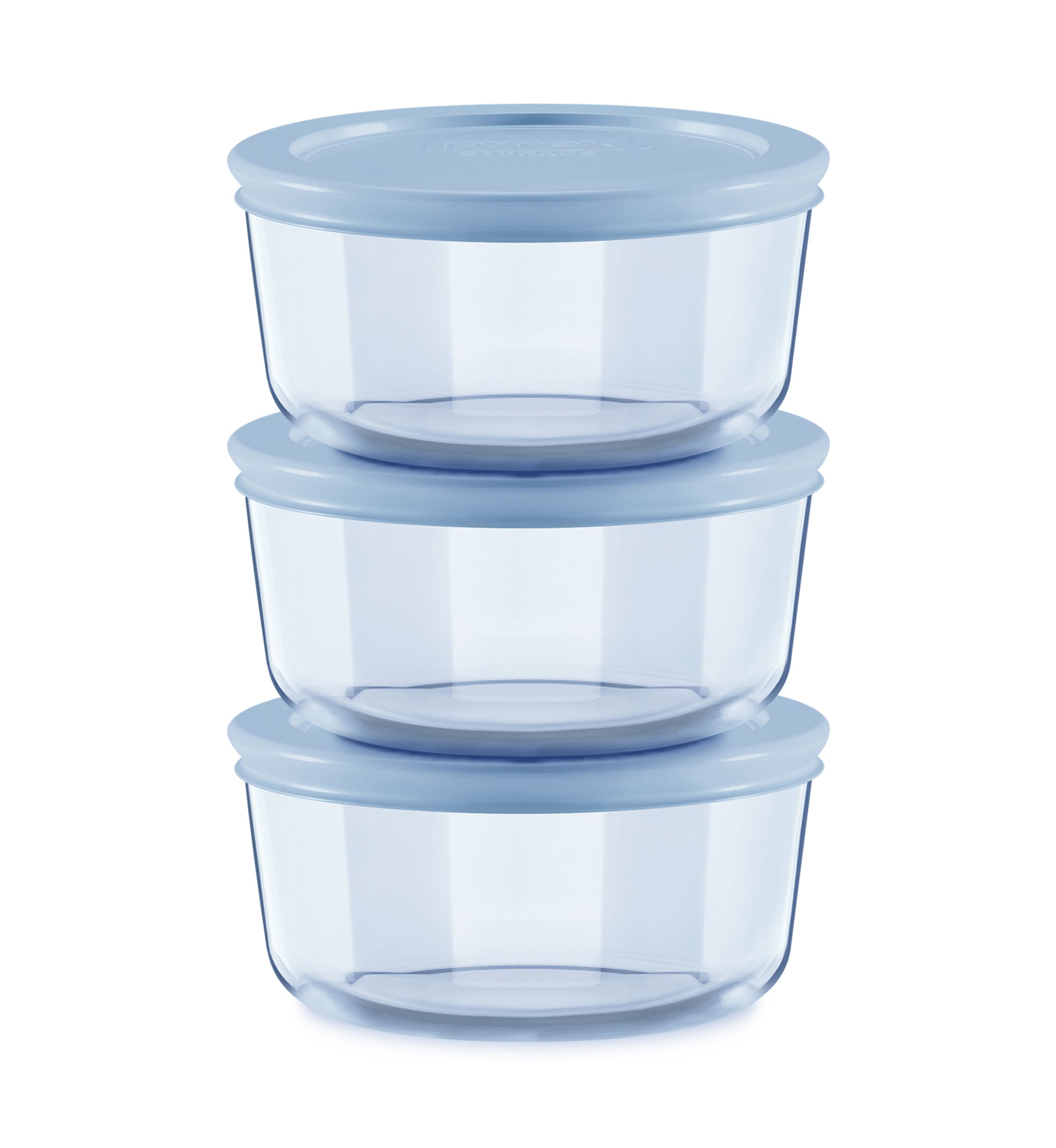 Simply Store® Tinted 6-Piece Round Storage Value Pack with Plastic Lids
