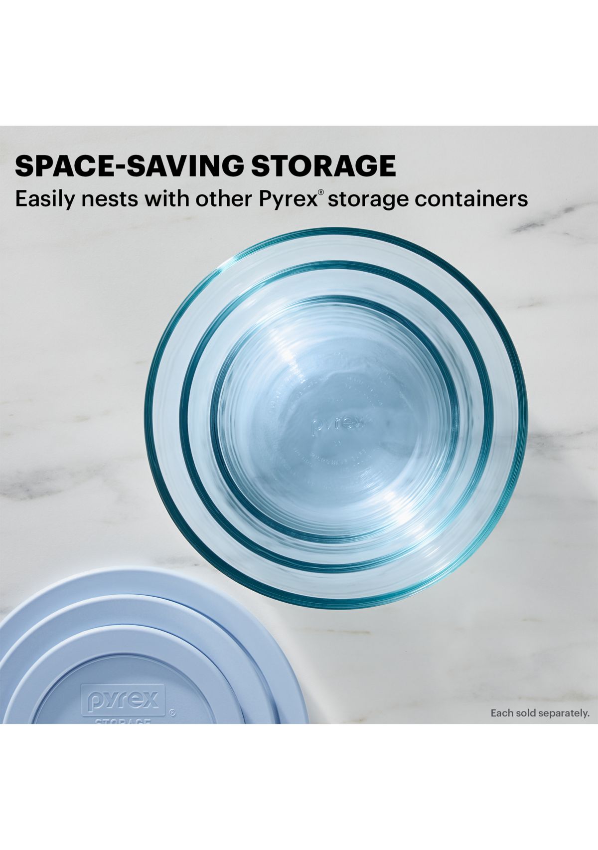 Simply Store® Tinted 6-Piece Round Storage Value Pack with Plastic Lids