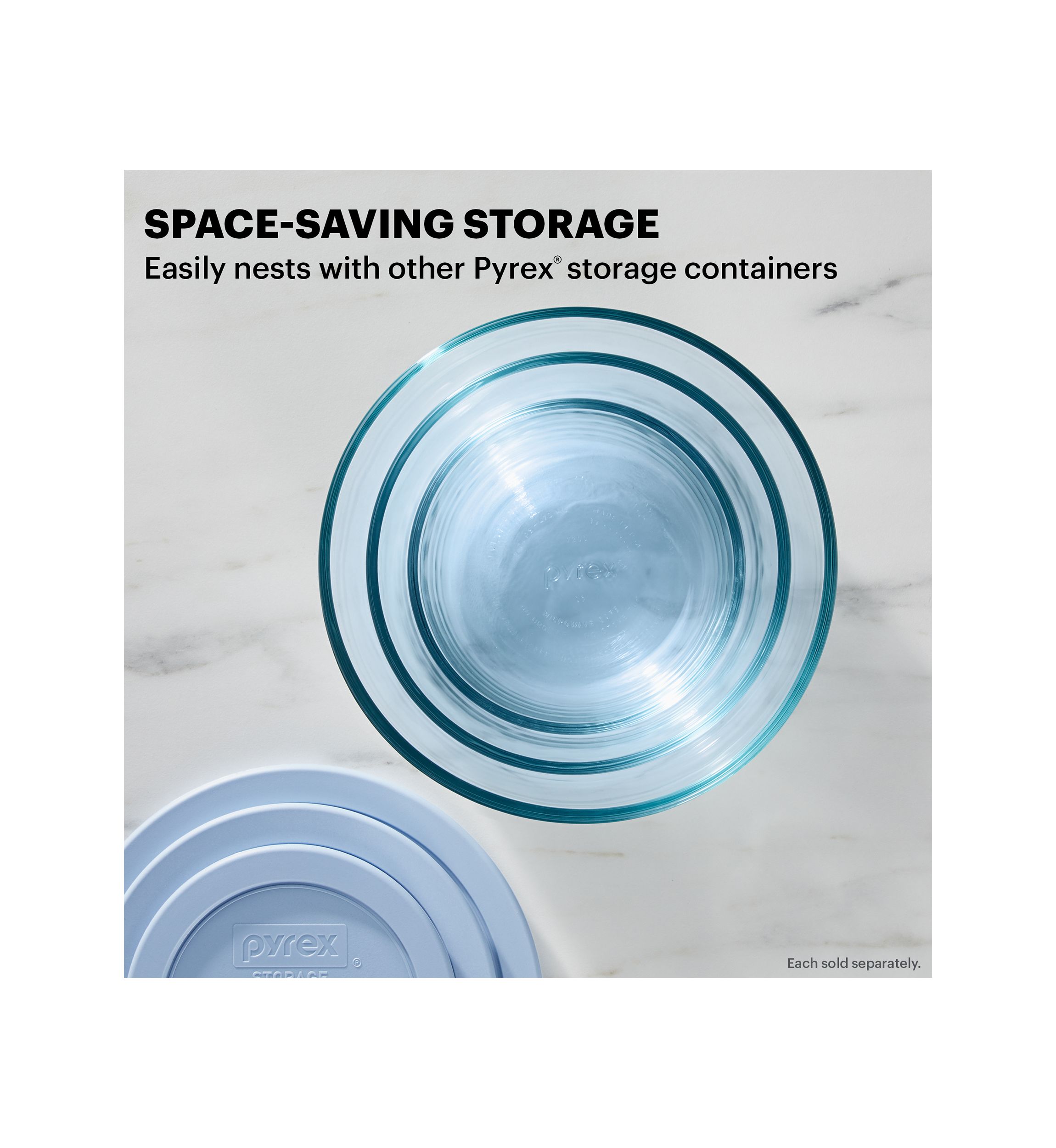 Simply Store® Tinted 6-Piece Round Storage Value Pack with Plastic Lids