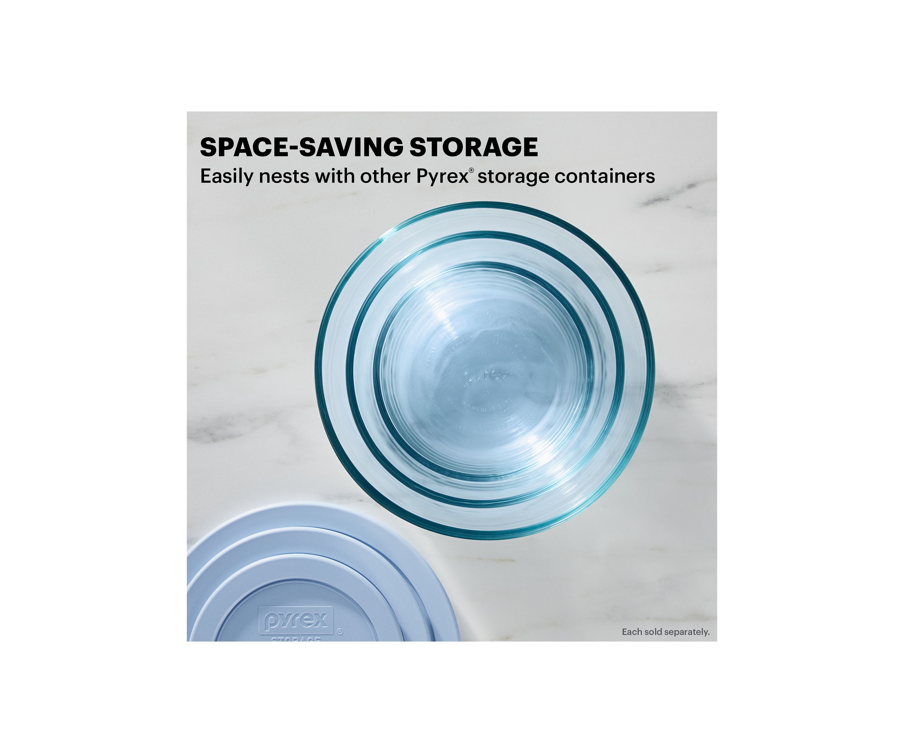 Simply Store® Tinted 6-Piece Round Storage Value Pack with Plastic Lids
