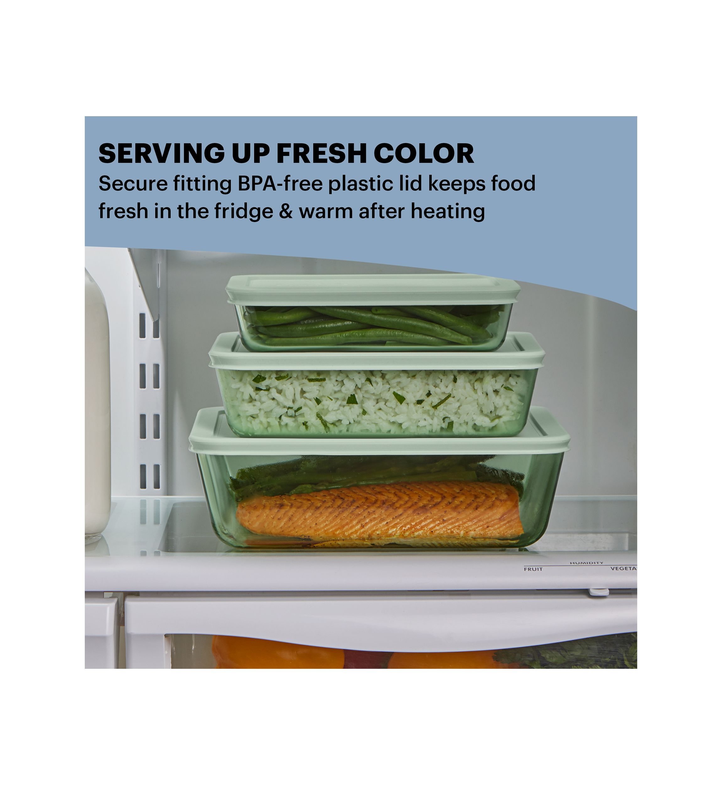 Simply Store® Tinted 6-Piece Rectangle Storage Set with Plastic Lids