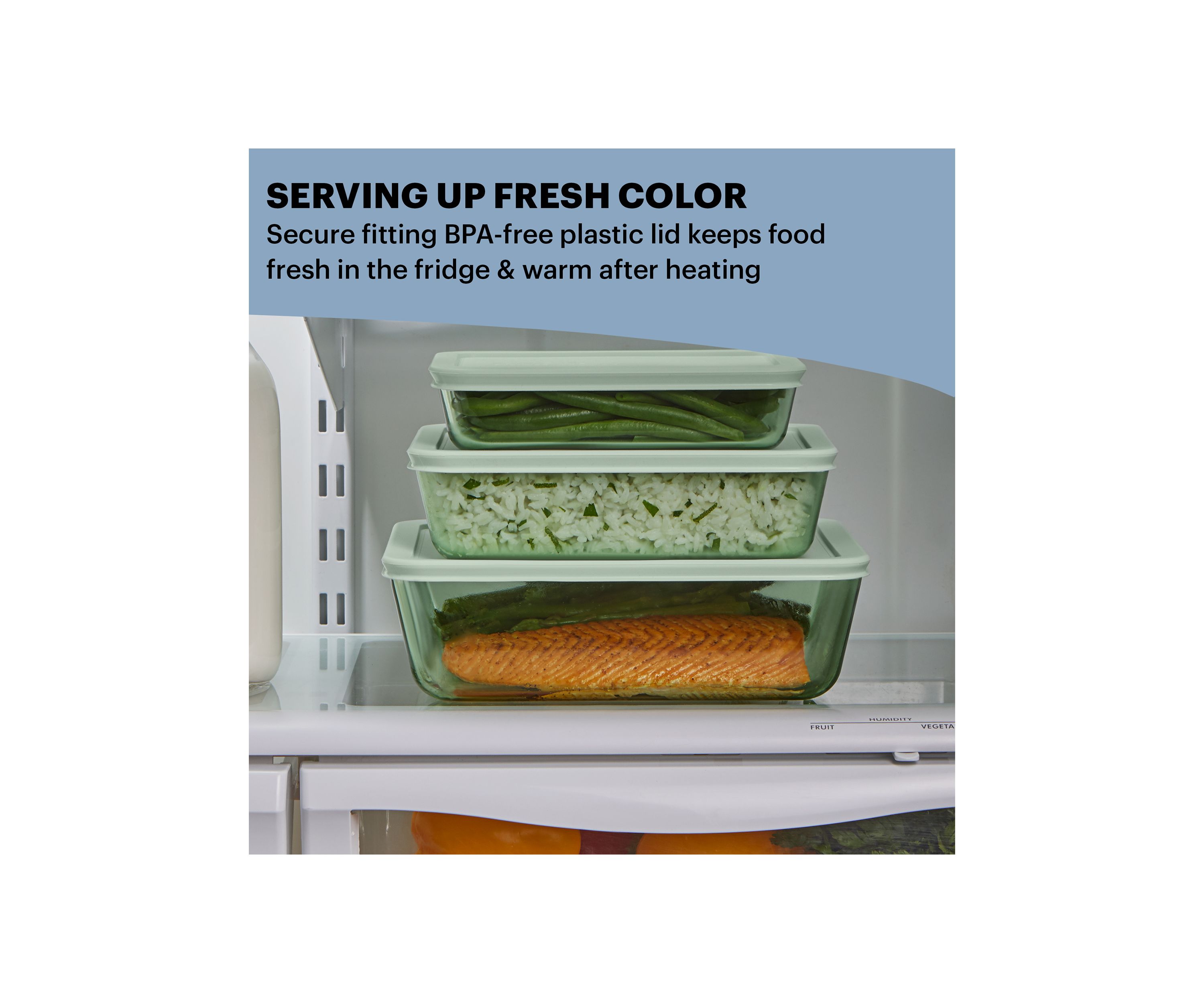 Simply Store® Tinted 6-Piece Rectangle Storage Set with Plastic Lids