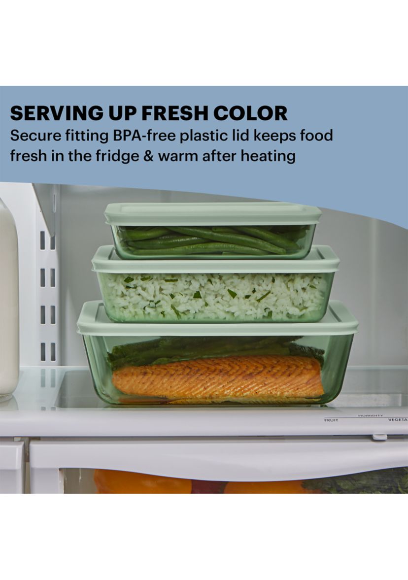 Simply Store® Tinted 6-Piece Rectangle Storage Set with Plastic Lids