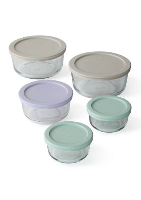 Glass Food Storage Container Set