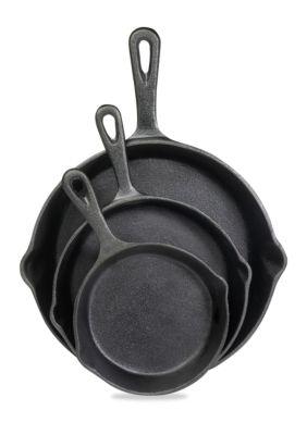 Simple Chef Cast Iron Skillet 3-Piece Set – Kitchen Hobby