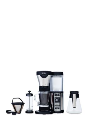 Ninja - Coffee Bar Brewer CF081 with Glass Carafe - Stainless Steel/Black