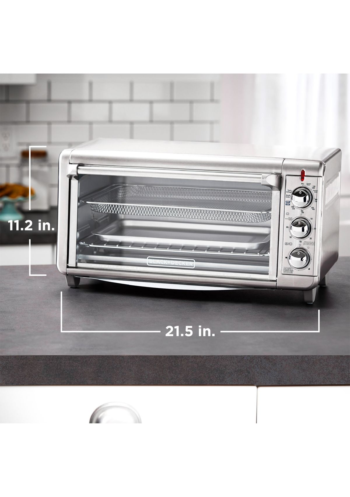 TO3265XSSD Extra Wide Crisp ‘N Bake Air Fry Toaster Oven
