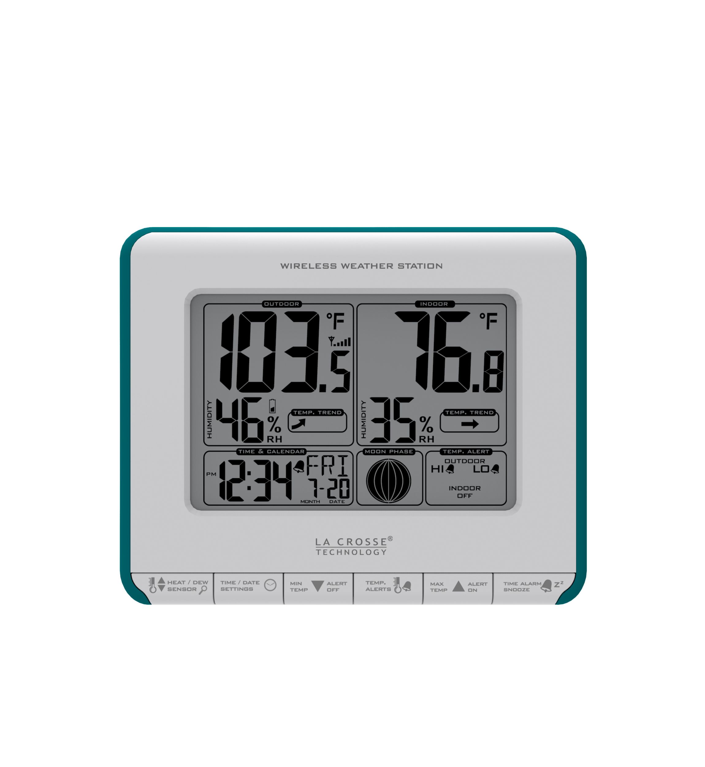 Wireless Weather Station with Heat Index & Dew Point