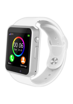 White smart outlet watch