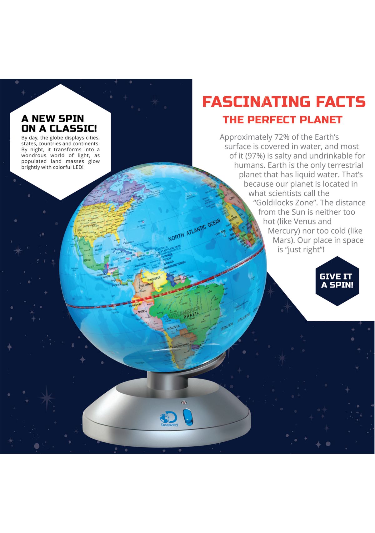 STEM 2-in-1 Globe Light