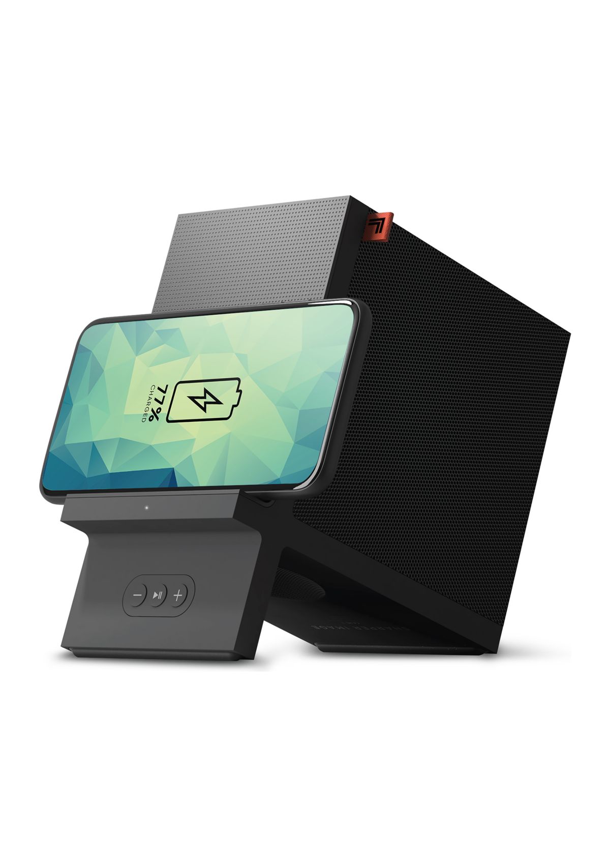 4 Inch Charging Stand Wireless with Bluetooth Speaker