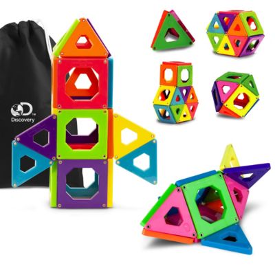 Discovery Kids Discoveryâ¢ 24-Piece Magnetic Tile Building Blocks Set