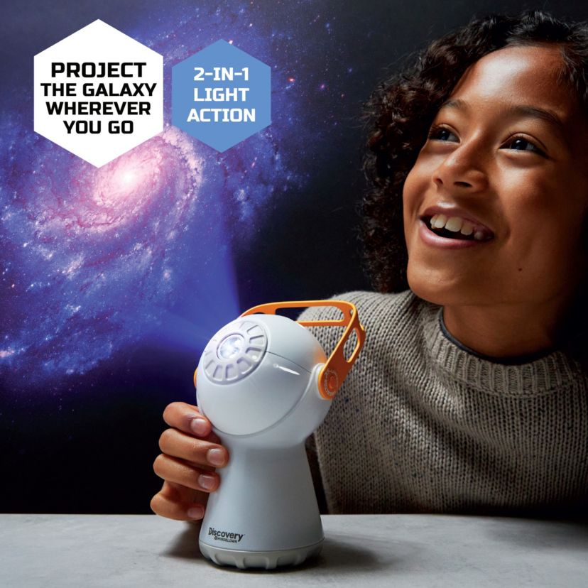 Discovery™ #Mindblown Grab & Go Galaxy Lantern Portable Planetarium Projector, 5pcs - White