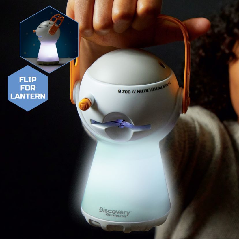 Discovery™ #Mindblown Grab & Go Galaxy Lantern Portable Planetarium Projector, 5pcs - White