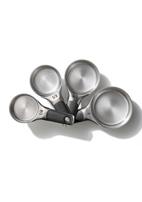 OXO Stainless Steel Measuring Cup Set, Silver