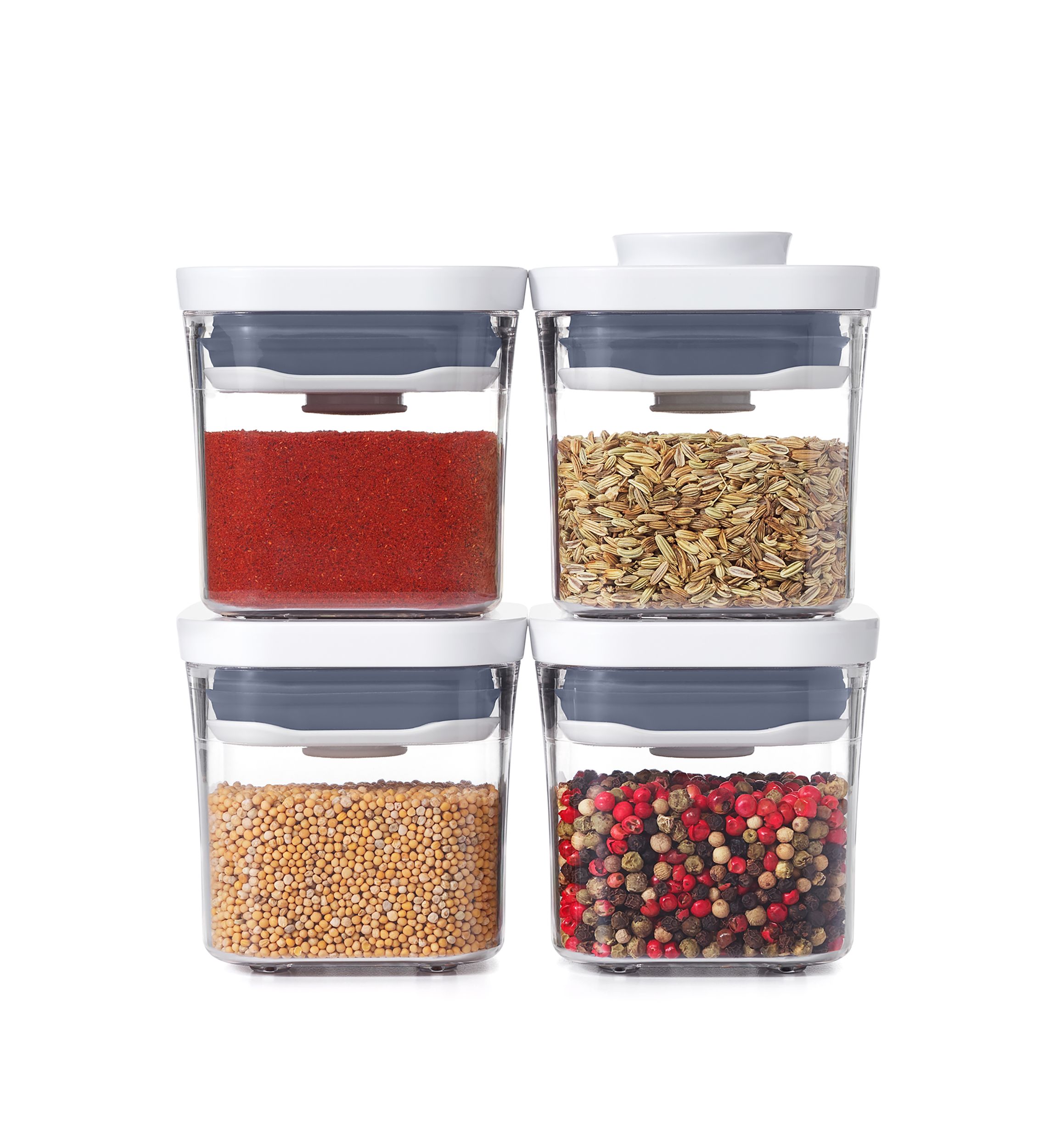 Mini Square POP Container Set of 4