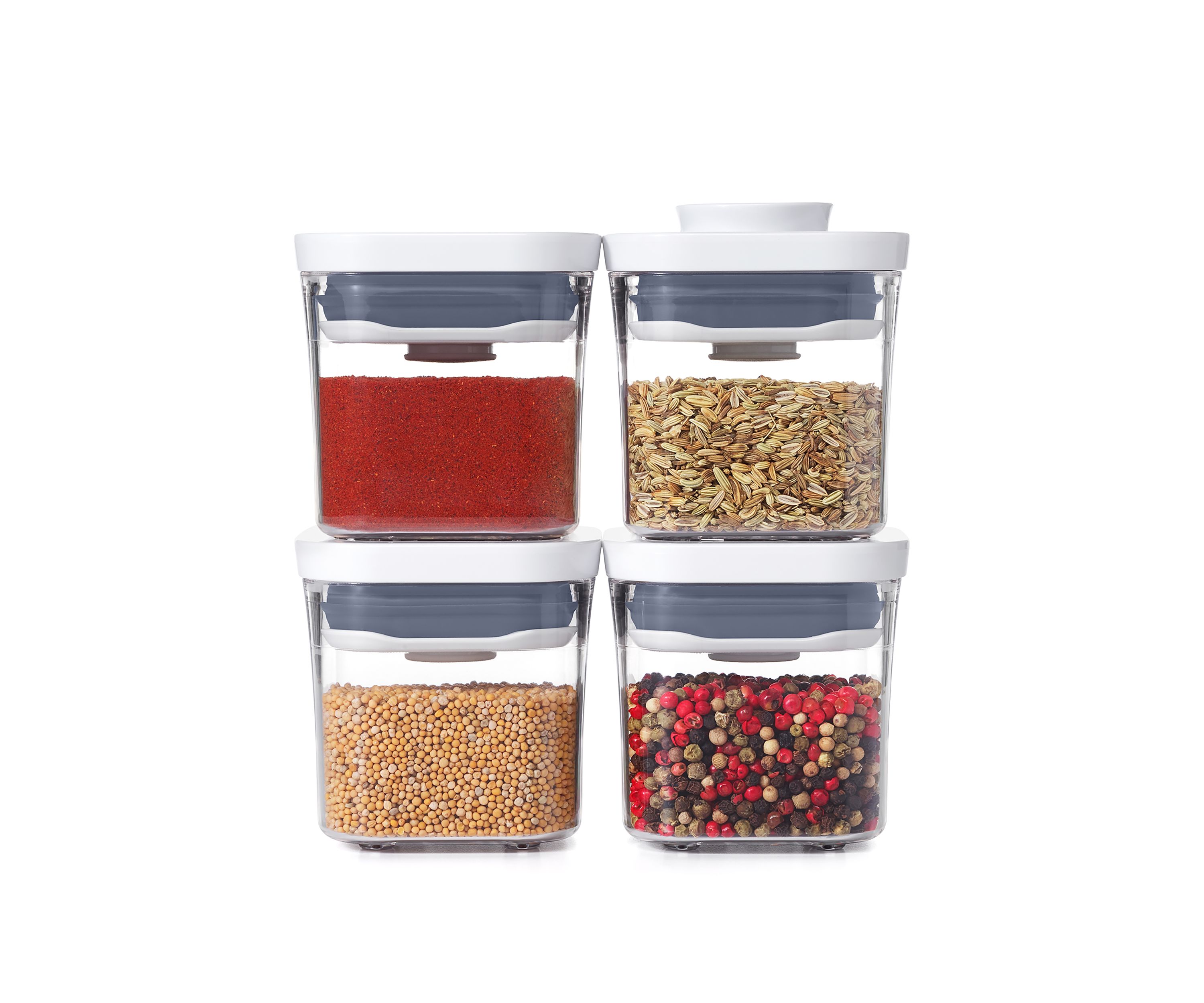Mini Square POP Container Set of 4