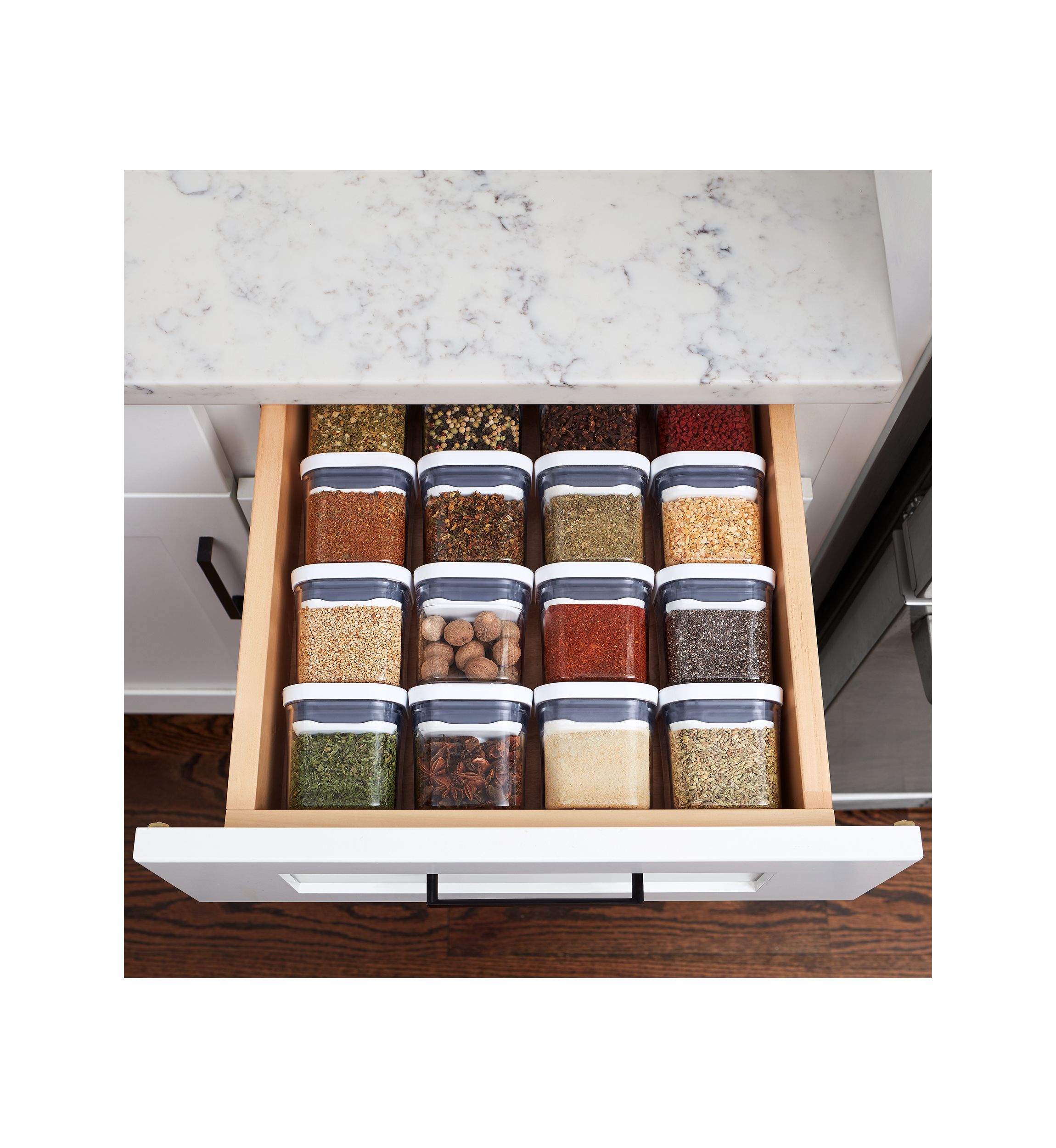 Mini Square POP Container Set of 4