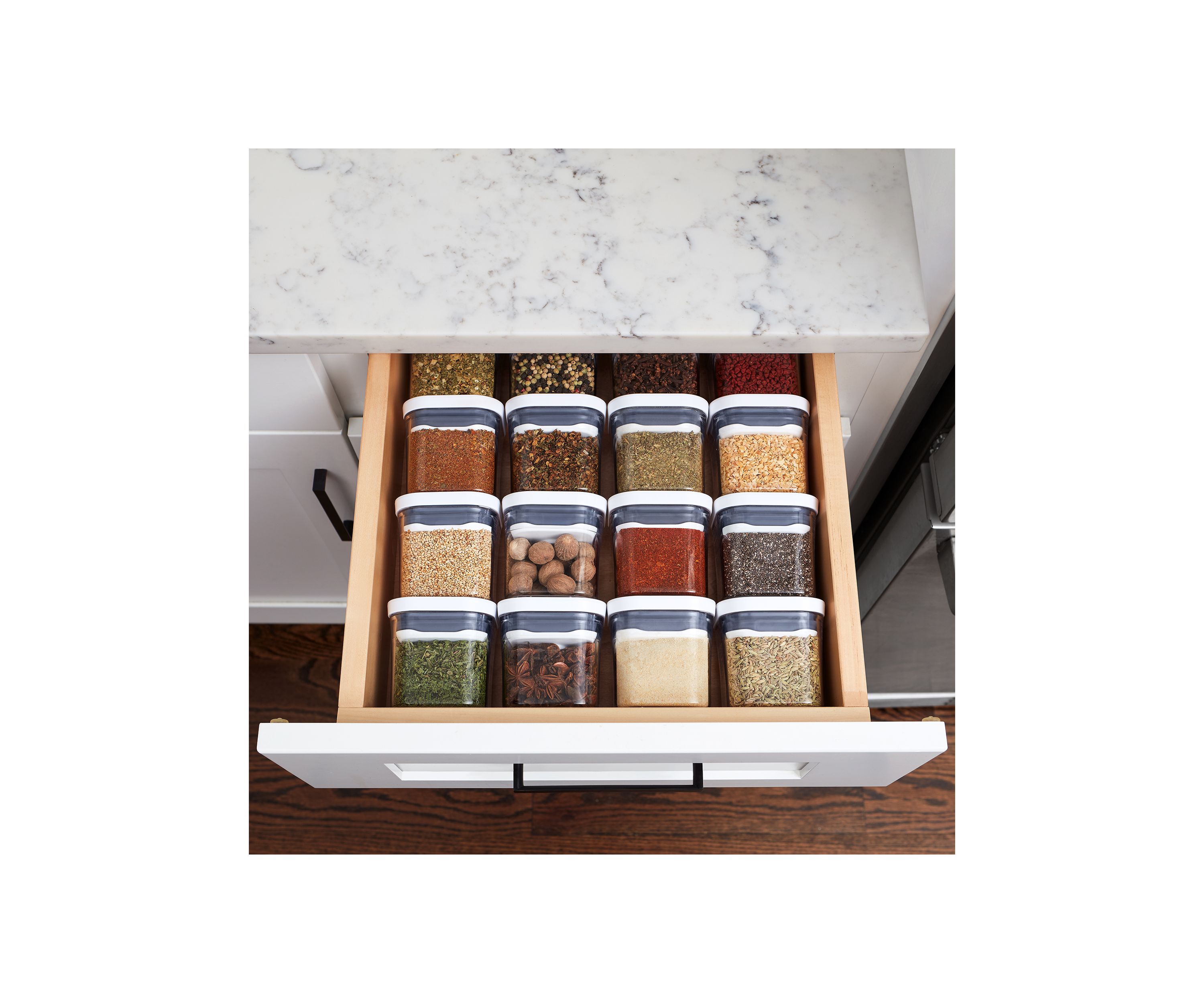 Mini Square POP Container Set of 4