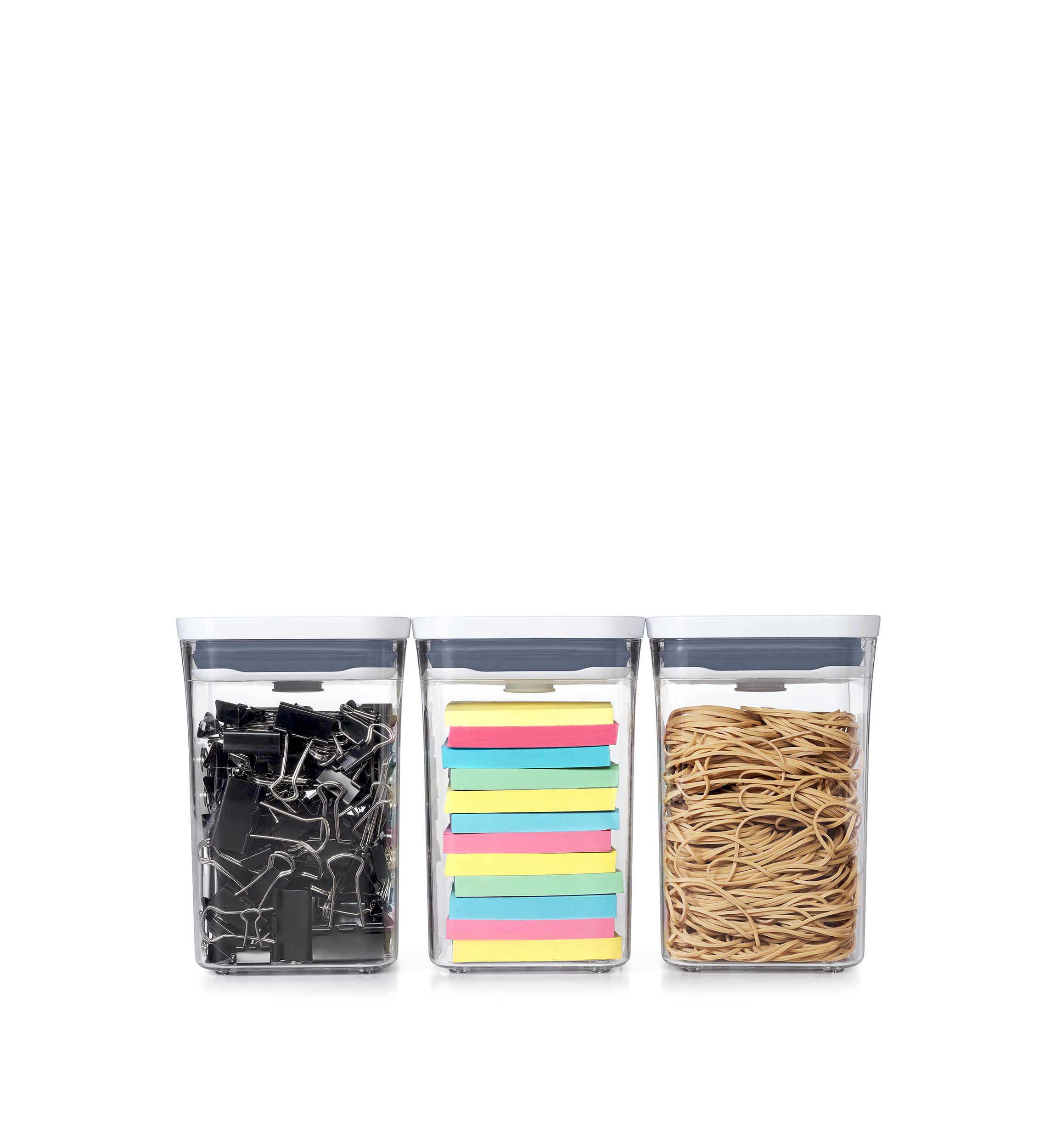 Small Square Short Pop 3 Piece Storage Set