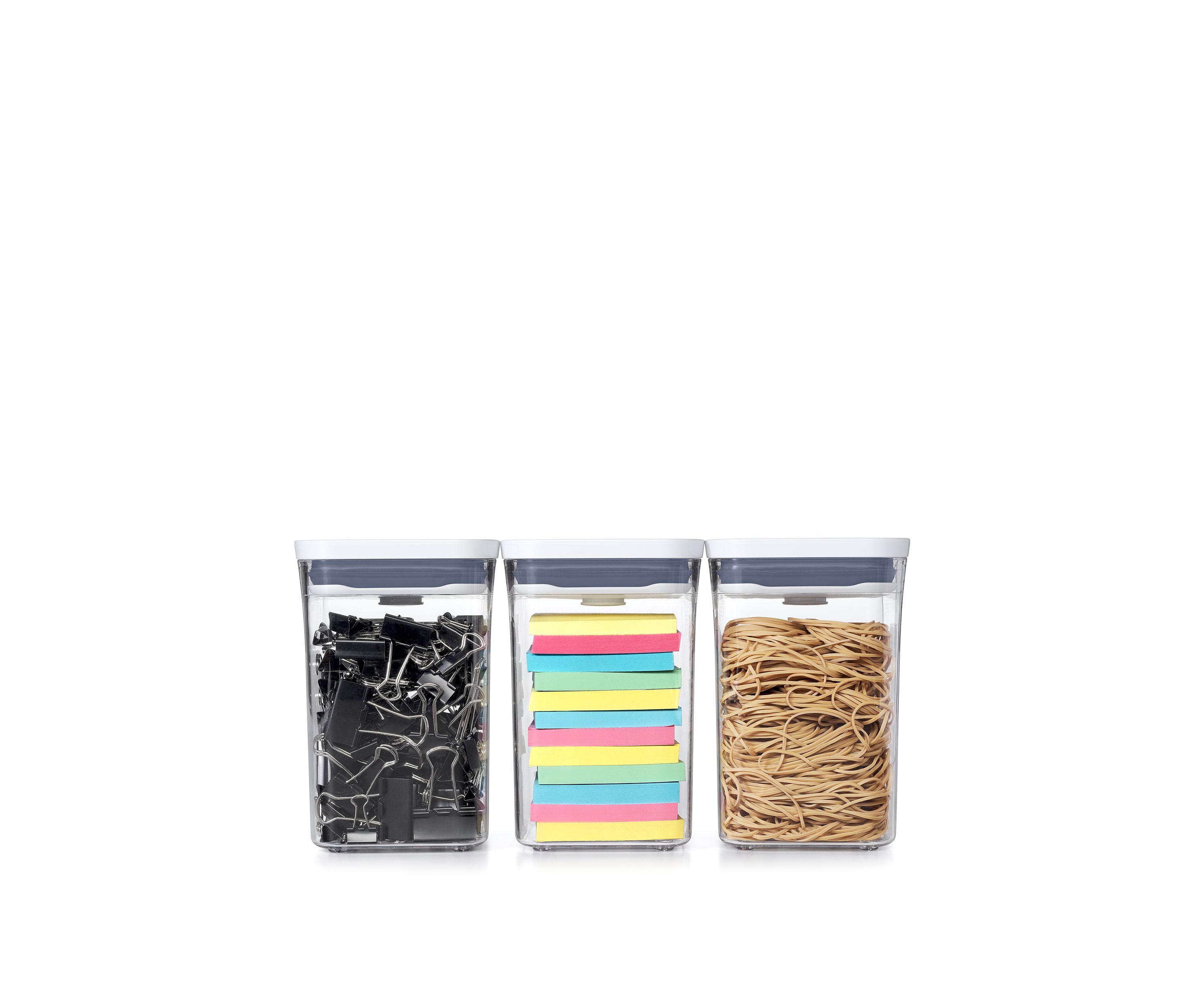 Small Square Short Pop 3 Piece Storage Set