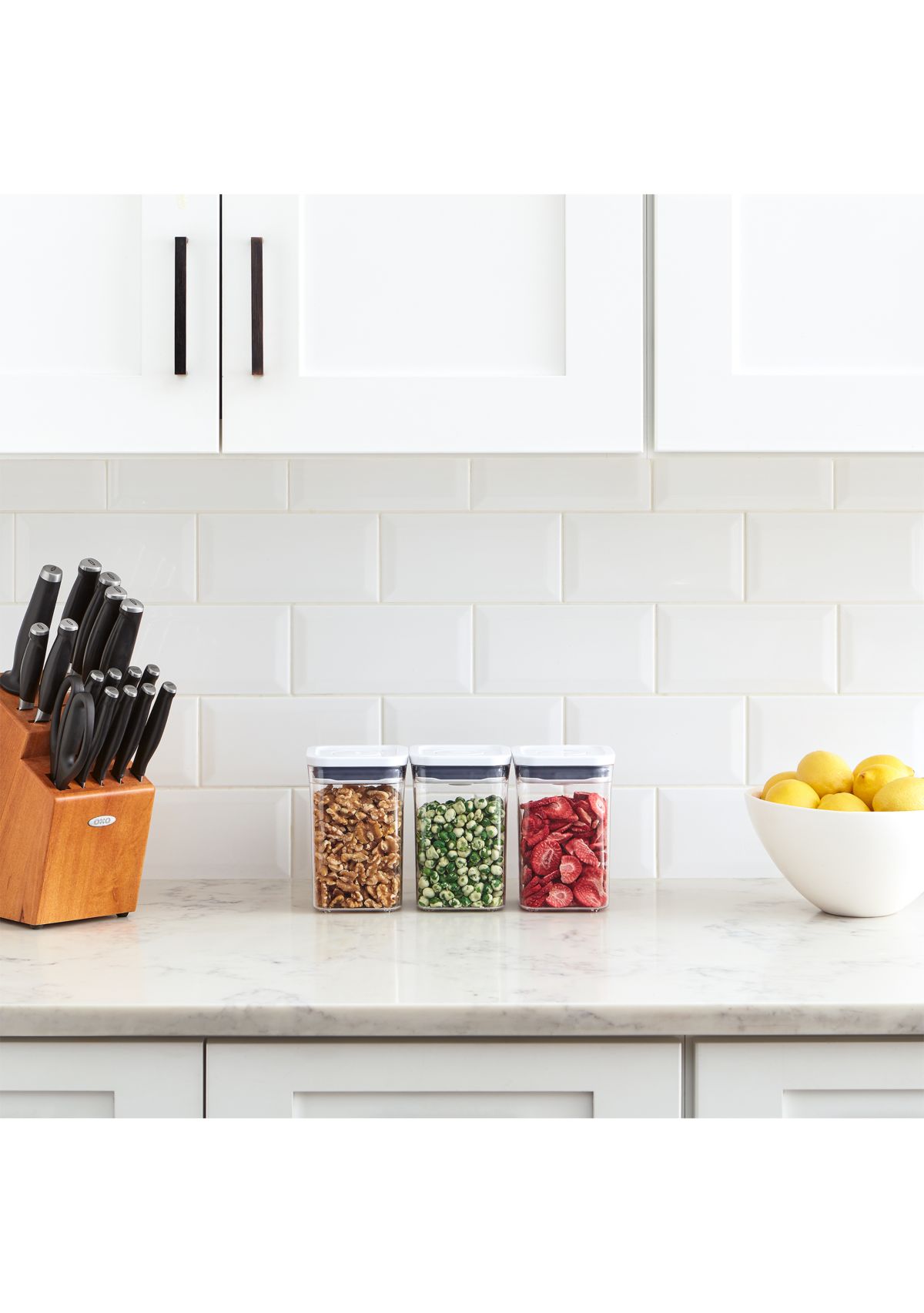 Small Square Short Pop 3 Piece Storage Set