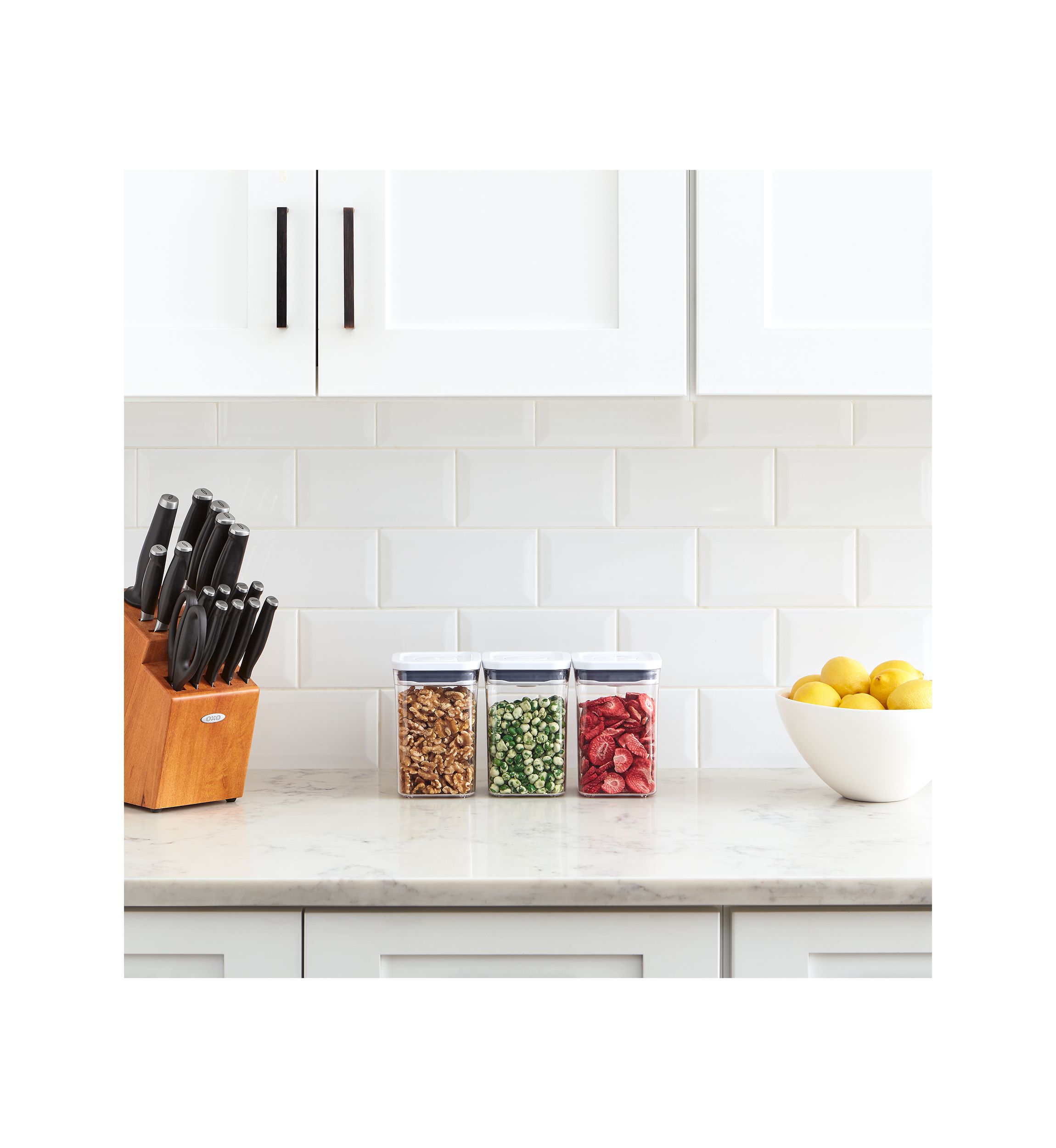 Small Square Short Pop 3 Piece Storage Set
