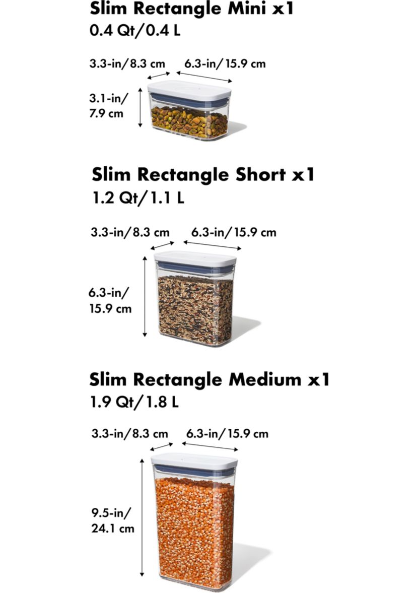 Good Grips 3-Piece POP Container Variety Set