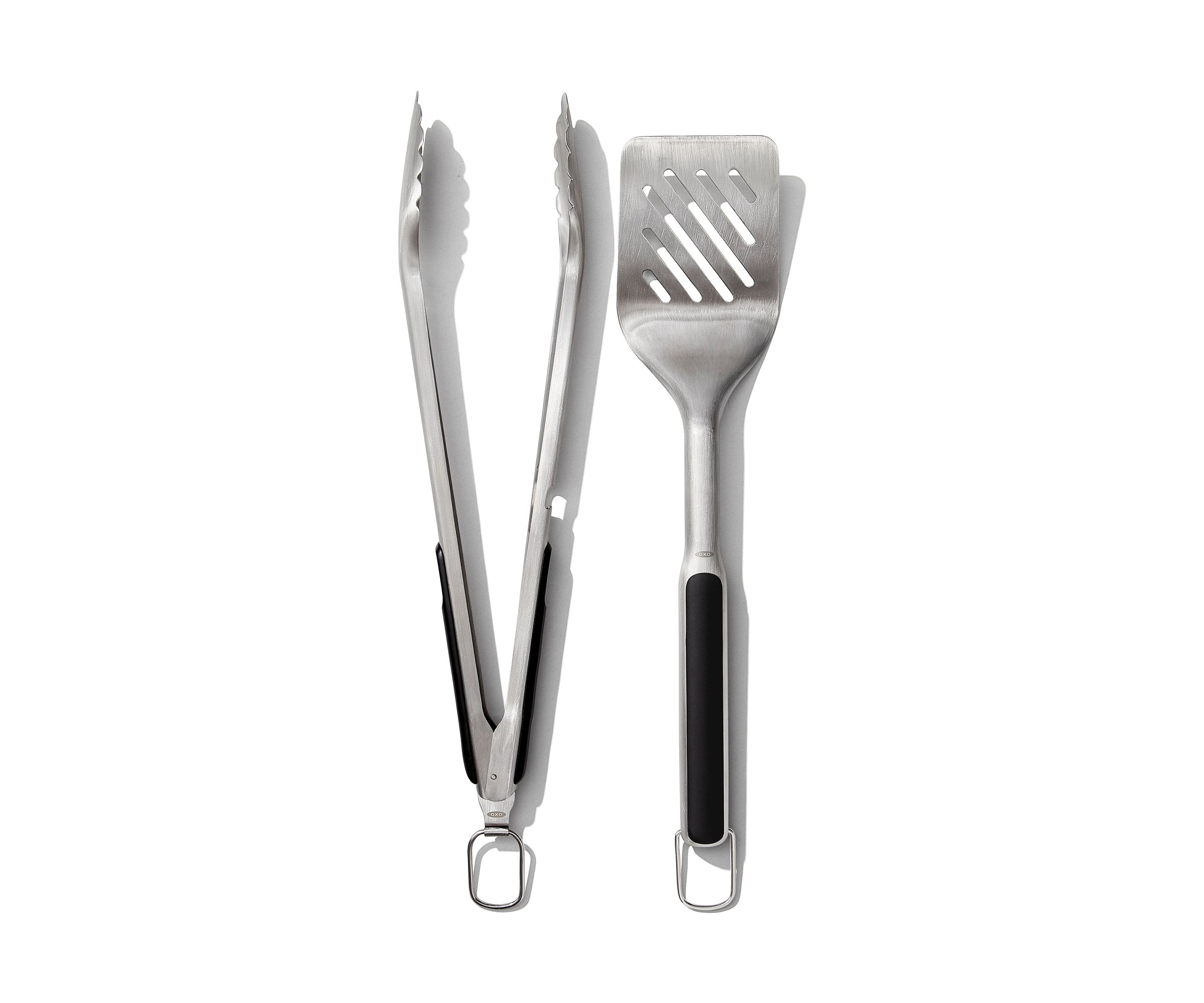 Grilling Turner and Tongs Set