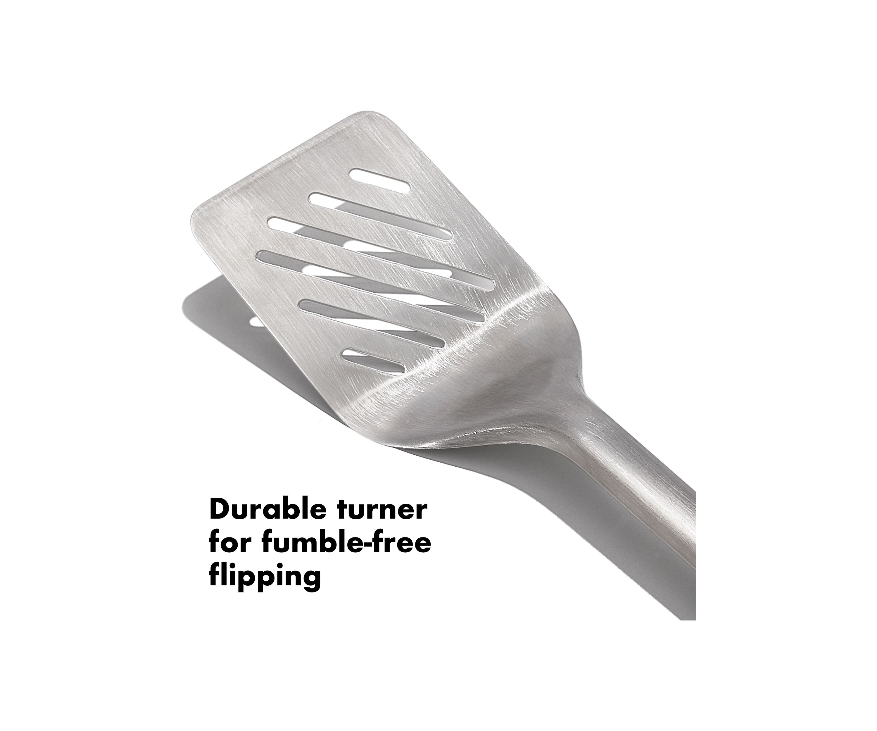 Grilling Turner and Tongs Set