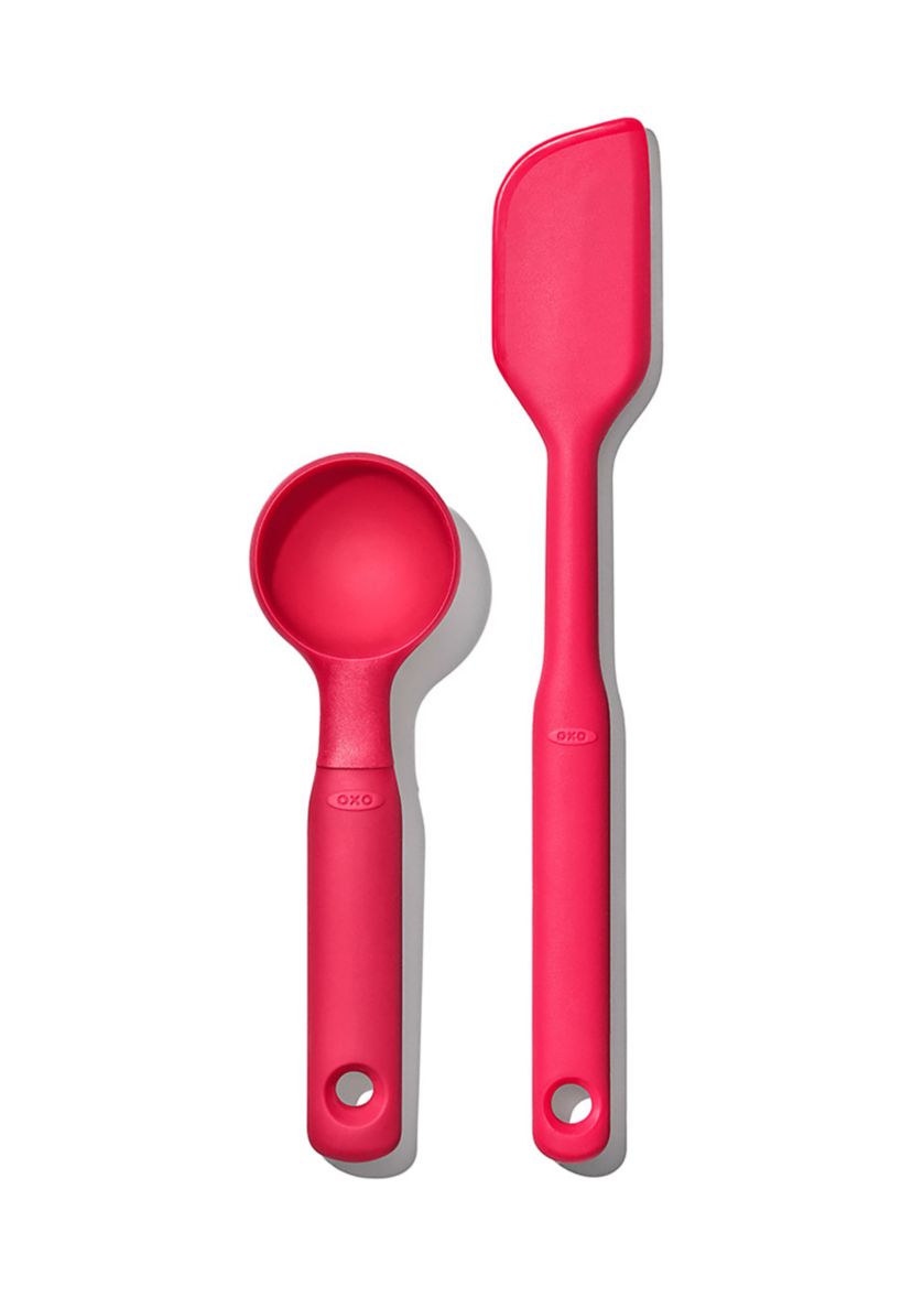 Good Grips Silicone Cookie Scoop and Small Spatula Set